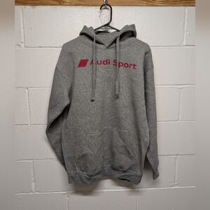 Audi Sport Gray Hoodie Sweatshirt Unisex Medium